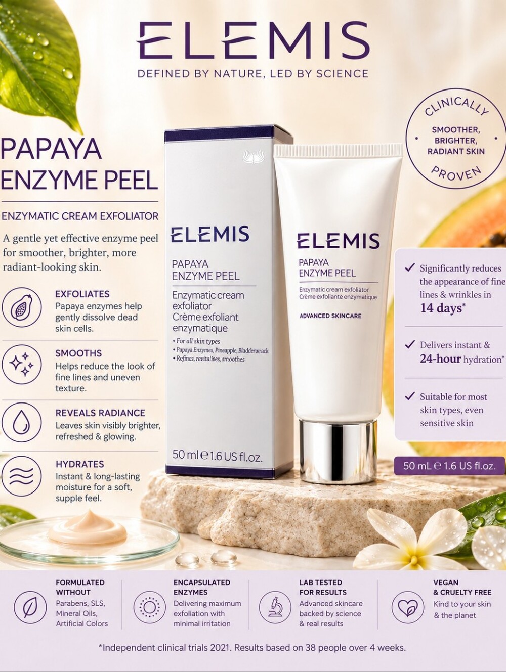 Elemis Papaya Enzyme Peel 50mL